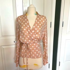 L’Agence Silk Blouse Size S